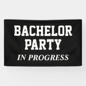 Bachelor Party aan de gang Spandoek (Horizontaal)