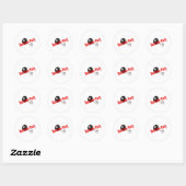 Bachelor Party Ball en Chain Ronde Sticker (Vel)