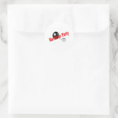 Bachelor Party Ball en Chain Ronde Sticker (Tas)