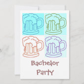 Bachelor Party Beer Kaart (Voorkant)