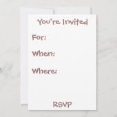 Bachelor Party Beer Kaart (Achterkant)