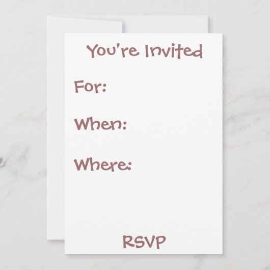 Bachelor Party Beer Kaart (Achterkant)