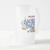 Bachelor party beer mok (Voorkant rechts)