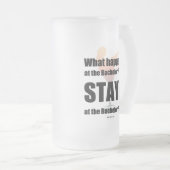 Bachelor party beer mok (Voorkant rechts)