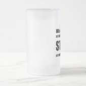 Bachelor party beer mok (Center)