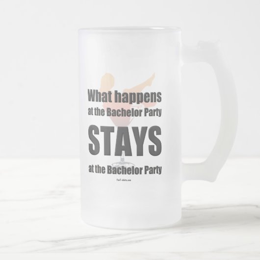 Bachelor party beer mok (Rechts)