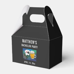 Bachelor Party Beer Poker Wedding Bedankdoosjes