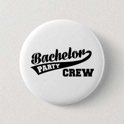 Bachelor Party-bemanning Ronde Button 5,7 Cm (Voorkant)