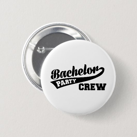 Bachelor Party-bemanning Ronde Button 5,7 Cm (Voorkant /achterkant)
