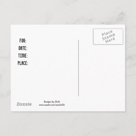 Bachelor Party Billiard Balls Uitnodiging Briefkaart (Achterkant)