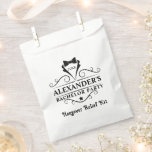 Bachelor Party Black Stropdas Hangover Bedankzakje<br><div class="desc">Bachelor Party Black Stropdas Hangover Relief Kit Favor Bag</div>