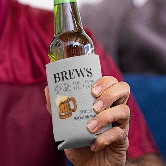 Bachelor Party Brouwsels voor de Huwelijksgeloften Blikjeskoeler