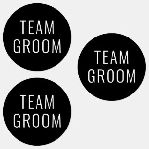 Bachelor Party Bruiloft Favor Team bruidegom Labels
