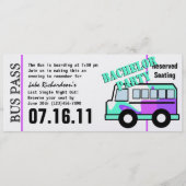 Bachelor Party-bus Programmakaart (Voorkant)