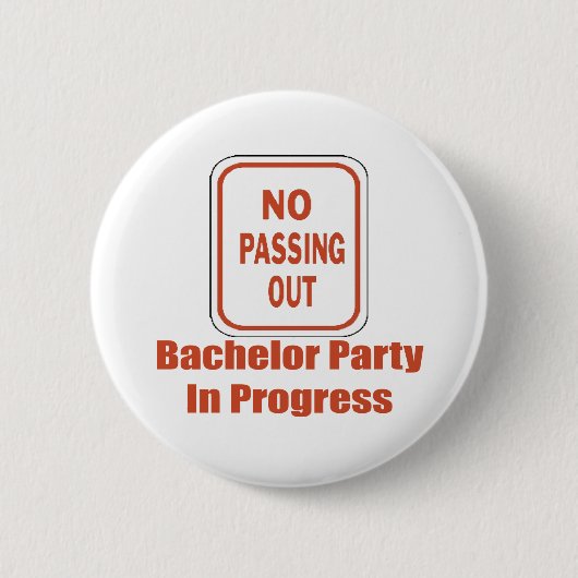 Bachelor Party Button (Voorkant)