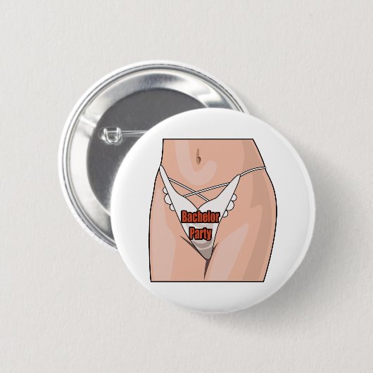 Bachelor Party Button (Voorkant /achterkant)