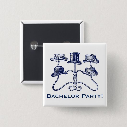Bachelor Party Button (Voorkant /achterkant)