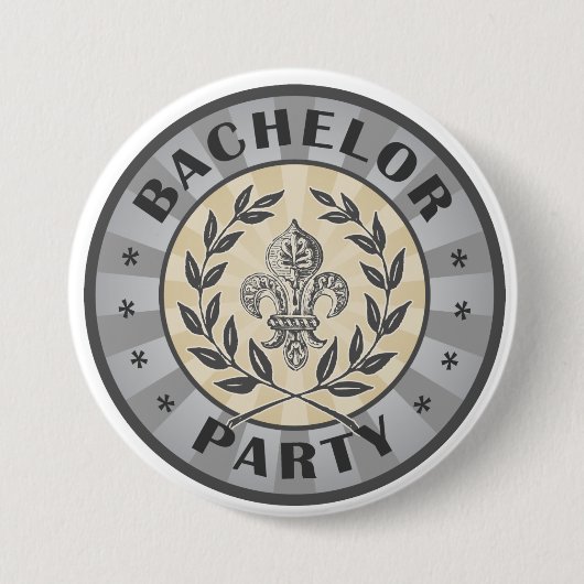 Bachelor Party Button (Voorkant)
