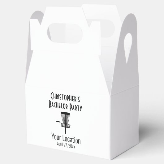 Bachelor Party Disc Golf Wedding Favoriet Bedankdoosjes (Geopend)