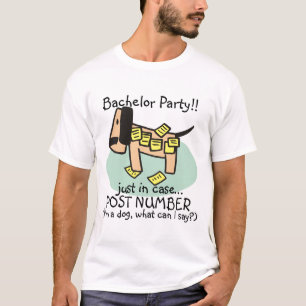 Bachelor Party Dog T-shirts en cadeautjes