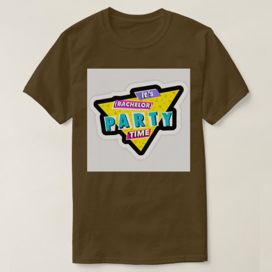 Bachelor party draag design t-shirt (Design voorkant)
