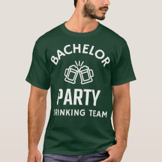 Bachelor Party Drankteam 4 T-shirt