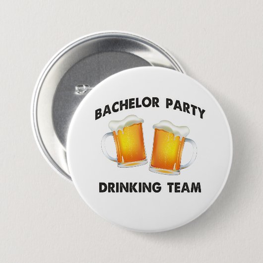 Bachelor Party Drink Team Button (Voorkant /achterkant)