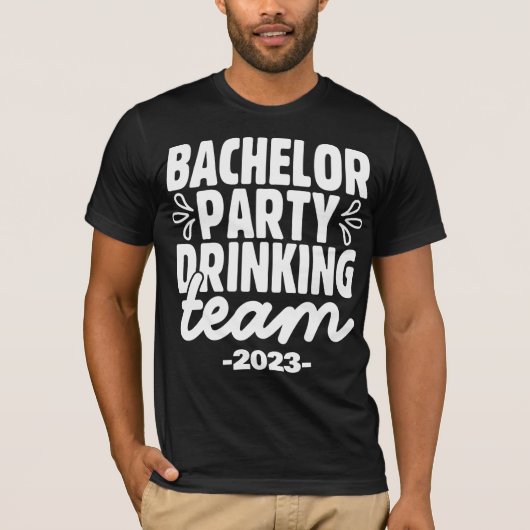 Bachelor Party Drink team,  T-shirt (Voorkant)