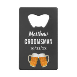 Bachelor Party Favor Beer Cheers Creditkaart Flessenopener