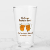 Bachelor Party Favor Beer Cheers Pint Glas (Voorkant)
