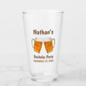 Bachelor Party Favor Beer Cheers Pint Glas (Voorkant)