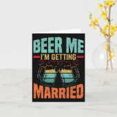 Bachelor Party Finance Verloving voor bruidegom Kaart (Gele Bloem)