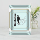 Bachelor party formal tuxedo kaart (Staand voorkant)