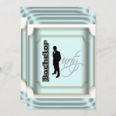 Bachelor party formal tuxedo kaart (Voorkant / Achterkant)