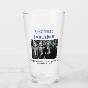 Bachelor Party Foto bruiloft voor voetganger Glas