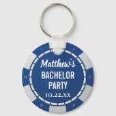 Bachelor Party Gambling Poker Chip Sleutelhanger (Voorkant)