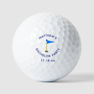 Bachelor Party Golf Hole Golfer Wedding Favoriet Golfballen