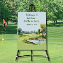 Bachelor Party Golf Mannen Welkom