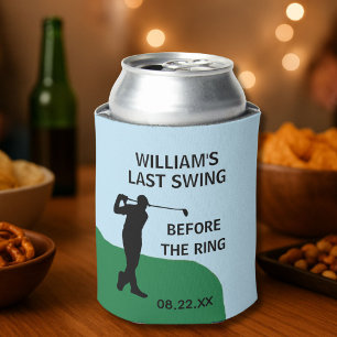 Bachelor Party Golfer Naam Datum Laatste Swing Blikjeskoeler