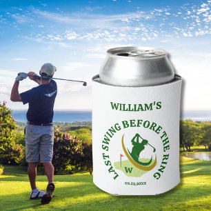 Bachelor Party Golfer naam laatste swing Blikjeskoeler