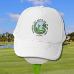 Bachelor Party Golfer naam laatste swing Trucker Pet<br><div class="desc">Een passend cadeau op zoveel manieren voor een vrijgezellenfeest. Als u ontwerpvragen of een speciaal verzoek heeft,  stuur dan een chat of een e-mail naar: charmdesignstudio@rcn.com en we helpen u graag.</div>