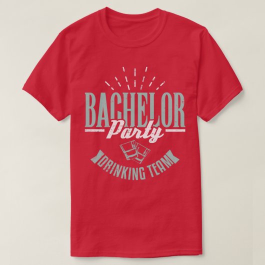 Bachelor Party Groom 5 T-shirt (Design voorkant)