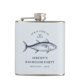 Bachelor Party Groom Fishing Party Heupfles