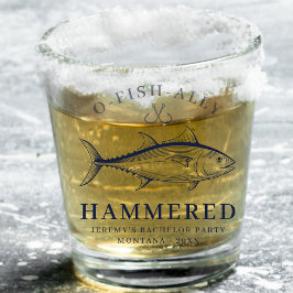 Bachelor Party Groom Squad Gevist Trip Shot Glass Glas