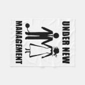 Bachelor Party Groom Stag Do Wedding Funny New Man Fleece Deken (Voorkant (Horizontaal))