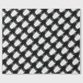 Bachelor Party Groomsman Team Groom zwarte tuxedo Cadeaupapier (Vlak)