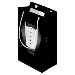 Bachelor Party Groomsman Team Groom zwarte tuxedo Klein Cadeauzakje
