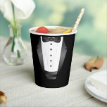 Bachelor Party Groomsman Team Groom zwarte tuxedo Papieren Bekers<br><div class="desc">Verhoog uw feest met onze vrijgezellenfeest Groomsman Team Groom Black Tuxedo Paper Cups! Perfect voor pre-bruiloft festiviteiten, deze stijlvolle bekers zijn voorzien van een chique zwarte smoking ontwerp, waardoor ze een ideale aanvulling op uw vrijgezellenfeest of bruidsjonkers verzamelen. Gemaakt van hoogwaardige materialen, deze wegwerpbekers zijn zowel duurzaam als elegant, waardoor...</div>