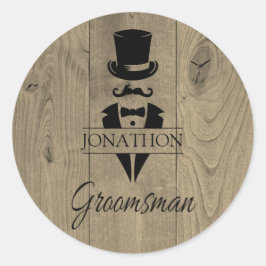 Bachelor Party Groomsman Wedding Packaging Label