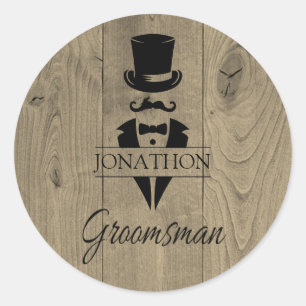 Bachelor Party Groomsman Wedding Packaging Label